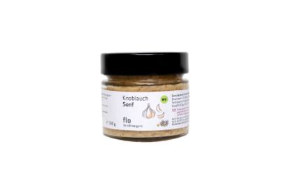 Show details for flo Bio-Knoblauch-Senf 160g Picture of flo Bio-Knoblauch-Senf 160g
