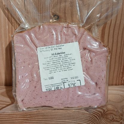 Show details for Leberkäse mit Wild | ca. 500g - 1,99 € per 100g Picture of Leberkäse mit Wild | ca. 500g - 1,99 € per 100g