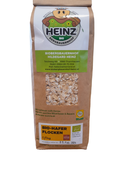 Moakt.at. Bio-Haferflocken 0,5 kg